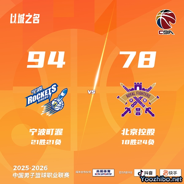 宁波vs北控 全场录像