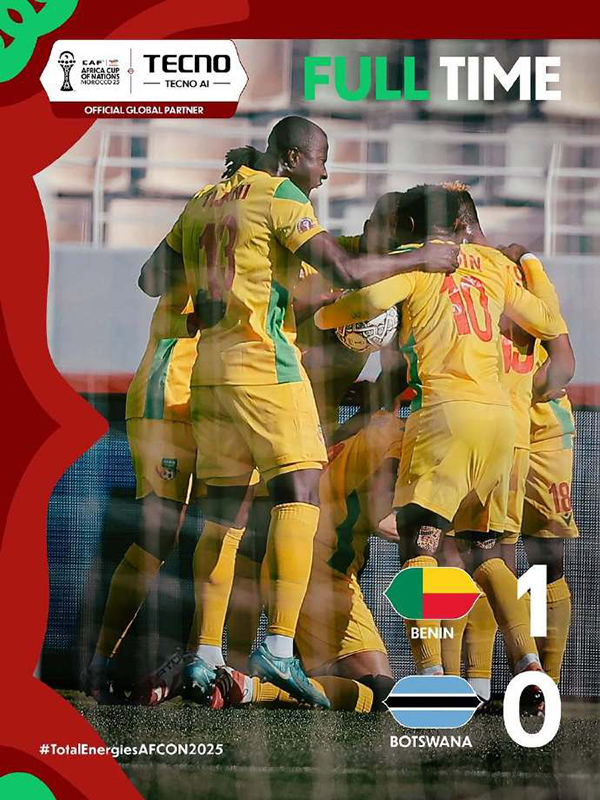 贝宁1-0博茨瓦纳取非洲杯首胜，罗奇一剑封喉斑马军团濒临出局