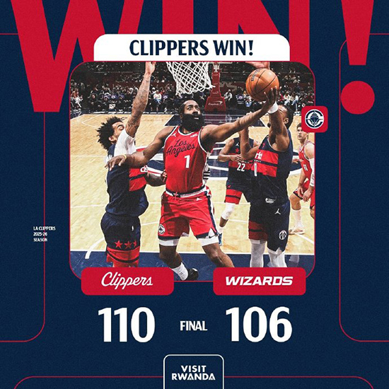 01月20日 NBA常规赛 快船vs奇才 全场录像及集锦