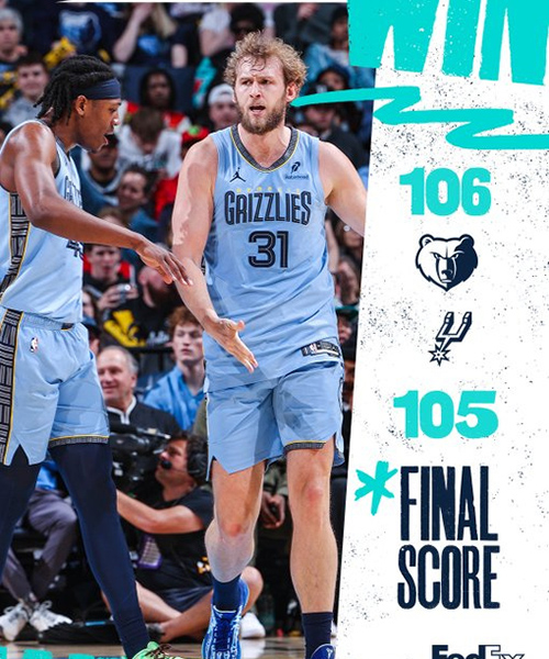 01月07日 NBA常规赛 马刺vs灰熊 全场录像及集锦