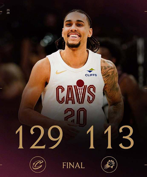 01月01日 NBA常规赛 太阳vs骑士 全场录像及集锦