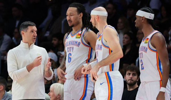 NBA调查雷霆队大面积球员缺阵事件