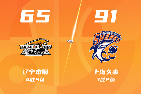 12月31日 CBA常规赛 辽宁vs上海 全场录像及集锦