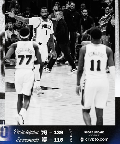 03月20日 NBA常规赛 76人vs国王 全场录像及集锦