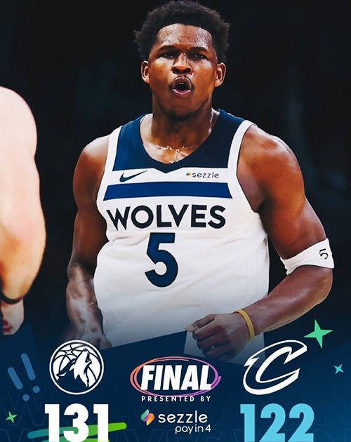 01月09日 NBA常规赛 骑士vs森林狼 全场录像及集锦