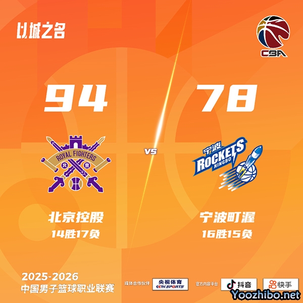 北控vs宁波 全场录像