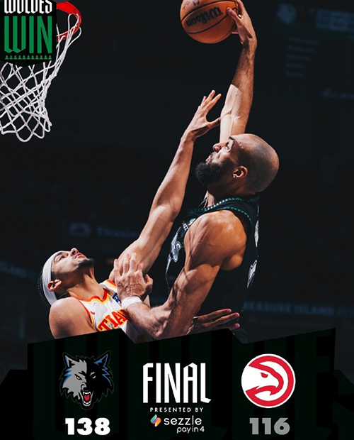 02月10日 NBA常规赛 老鹰vs森林狼 全场录像及集锦