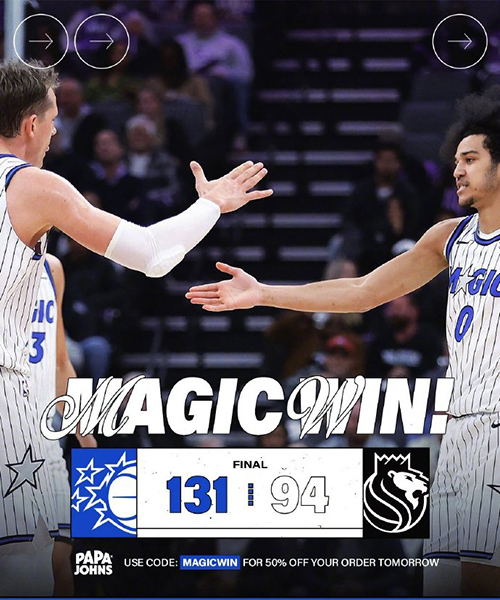 02月20日 NBA常规赛 魔术vs国王 全场录像及集锦