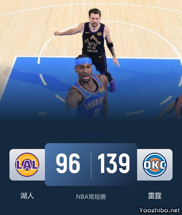 湖人vs雷霆 全场录像
