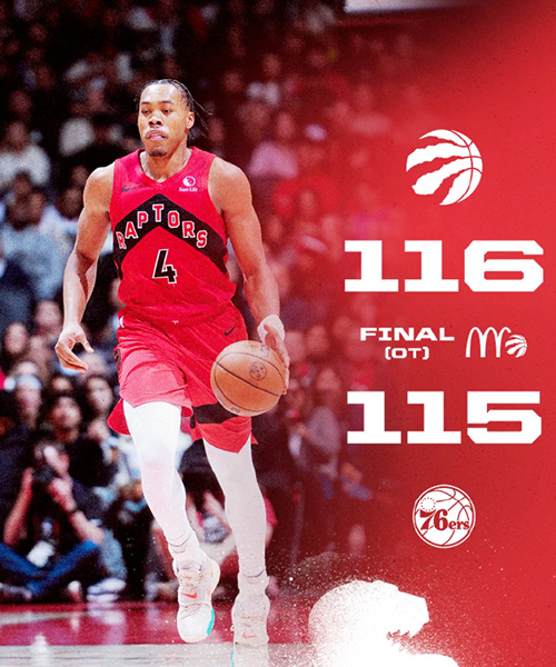01月12日 NBA常规赛 76人vs猛龙 全场录像及集锦