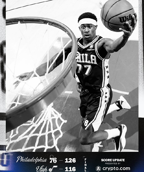 03月22日 NBA常规赛 76人vs爵士 全场录像及集锦