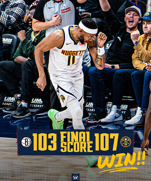 01月30日 NBA常规赛 篮网vs掘金 全场录像及集锦