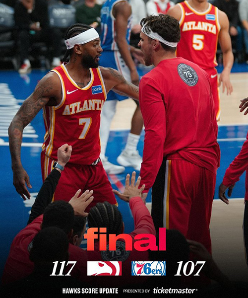 02月20日 NBA常规赛 老鹰vs76人 全场录像及集锦