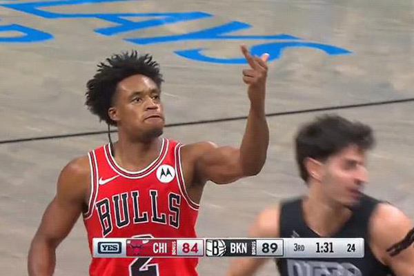 公牛后卫塞克斯顿因不雅手势被NBA罚款35000美元