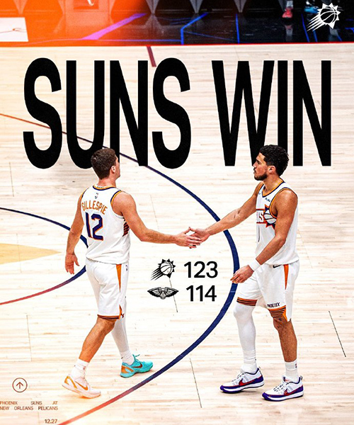 12月28日 NBA常规赛 太阳vs鹈鹕 全场录像及集锦