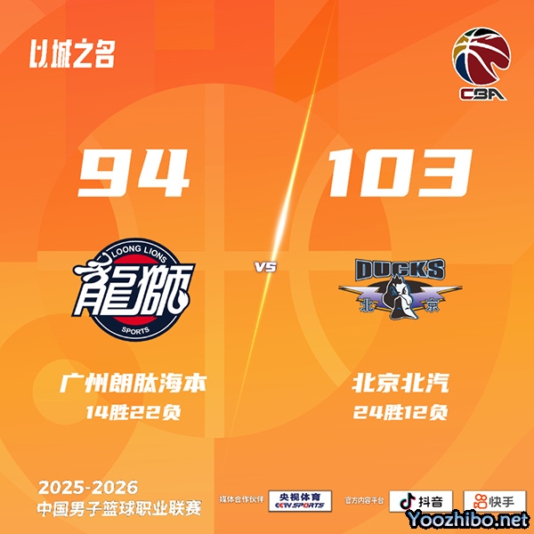 广州vs北京 全场录像