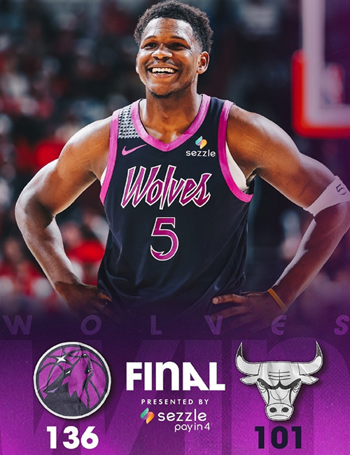 12月30日 NBA常规赛 森林狼vs公牛 全场录像及集锦