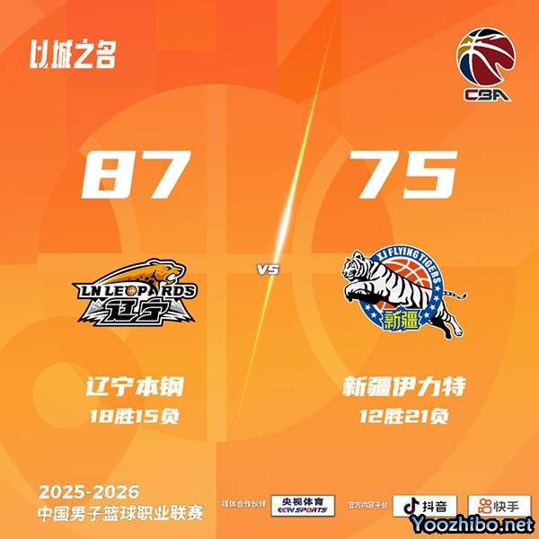 辽宁vs新疆 全场录像