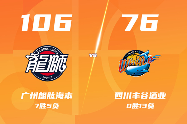 01月10日 CBA常规赛 广州vs四川 全场录像及集锦