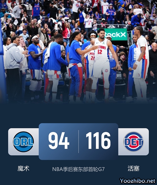 魔术vs活塞 全场录像