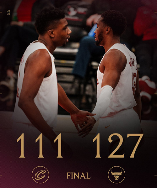 12月18日 NBA常规赛 骑士vs公牛 全场录像及集锦