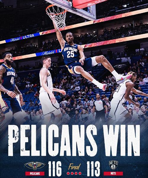 01月15日 NBA常规赛 篮网vs鹈鹕 全场录像及集锦