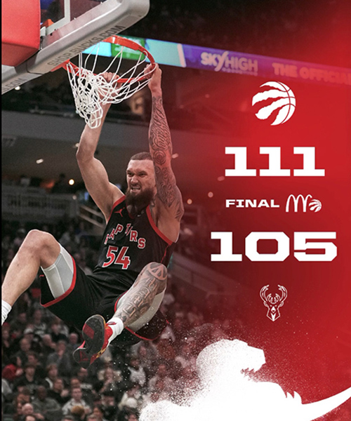 12月19日 NBA常规赛 猛龙vs雄鹿 全场录像及集锦