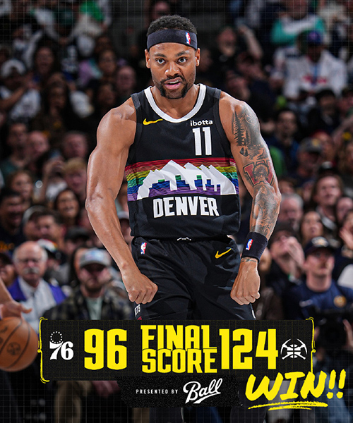 03月18日 NBA常规赛 76人vs掘金 全场录像及集锦