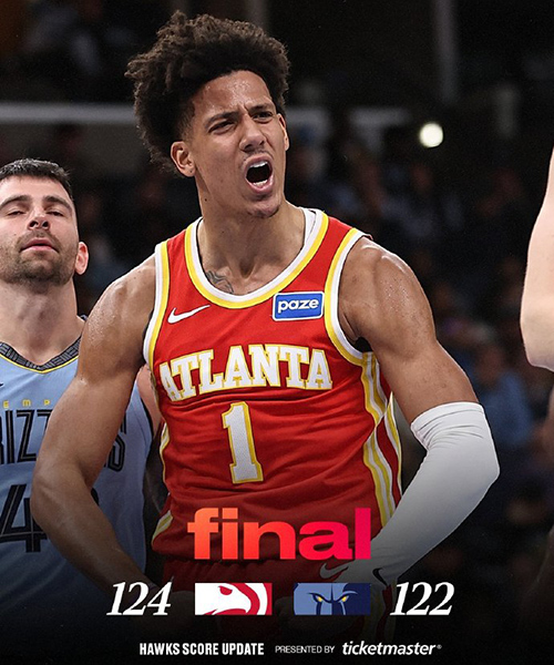01月22日 NBA常规赛 老鹰vs灰熊 全场录像及集锦