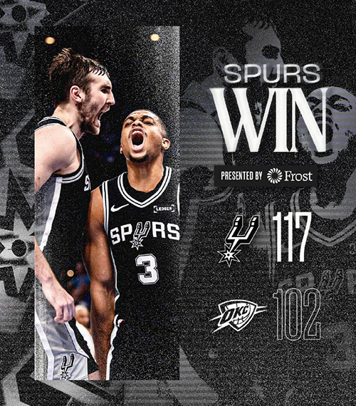 12月26日 NBA圣诞大战 马刺vs雷霆 全场录像及集锦