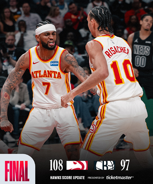 03月13日 NBA常规赛 篮网vs老鹰 全场录像及集锦