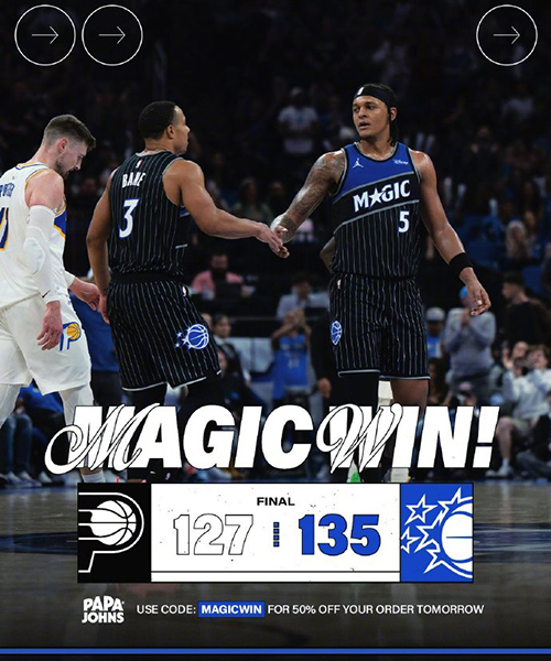 01月05日 NBA常规赛 步行者vs魔术 全场录像及集锦