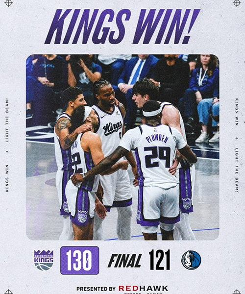 02月27日 NBA常规赛 国王vs独行侠 全场录像及集锦