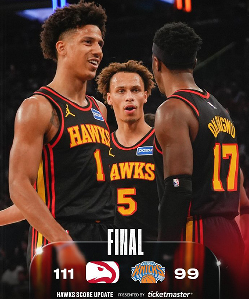 01月03日 NBA常规赛 老鹰vs尼克斯 全场录像及集锦