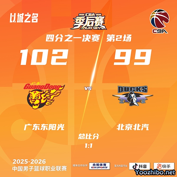 广东vs北京 全场录像