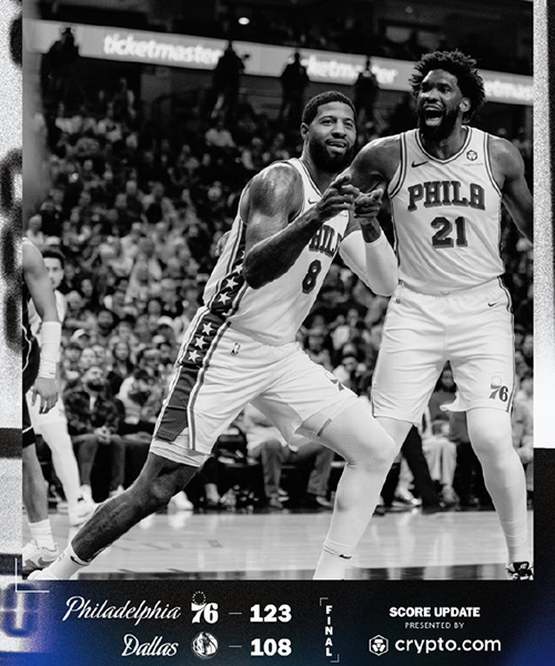 01月02日 NBA常规赛 76人vs独行侠 全场录像及集锦