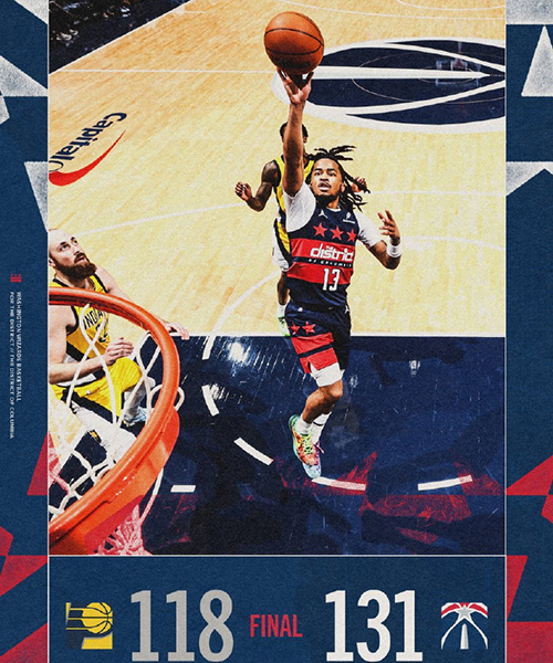 02月21日 NBA常规赛 步行者vs奇才 全场录像及集锦