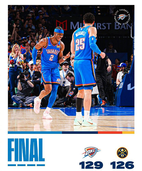 03月10日 NBA常规赛 掘金vs雷霆 全场录像及集锦