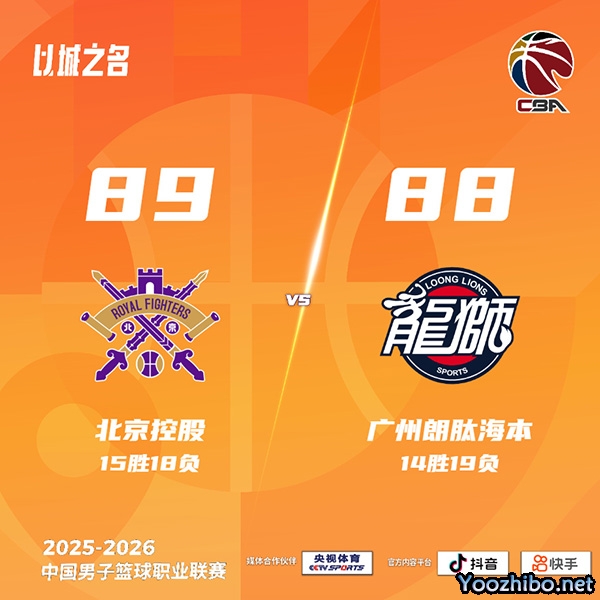 北控vs广州 全场录像