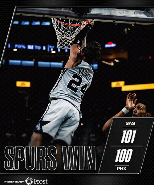 03月20日 NBA常规赛 太阳vs马刺 全场录像及集锦