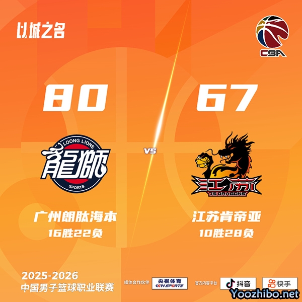 广州vs江苏 全场录像