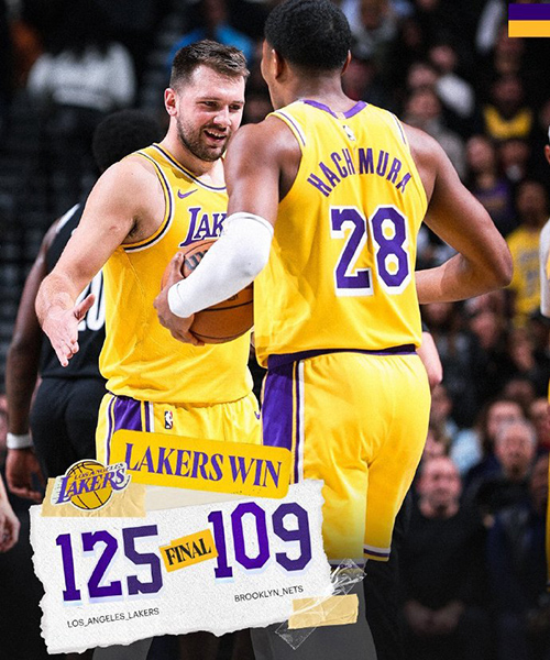 02月04日 NBA常规赛 湖人vs篮网 全场录像及集锦