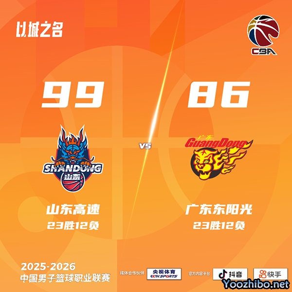 山东vs广东 全场录像