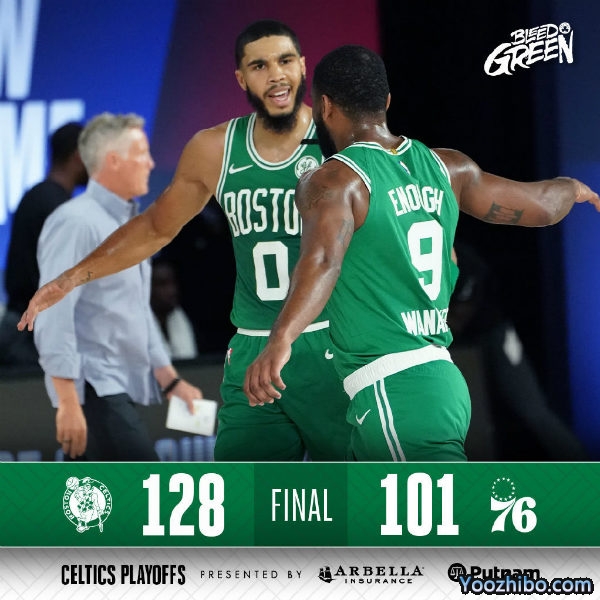 <a href=/lanqiu/celtics/ target=_blank class=infotextkey>凯尔特人</a>再胜<a href=/lanqiu/76ers/ target=_blank class=infotextkey>76人</a>大比分2-0!