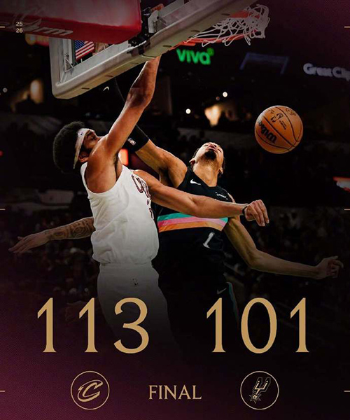 12月30日 NBA常规赛 骑士vs马刺 全场录像及集锦