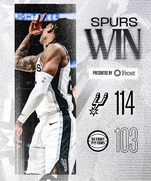 02月24日 NBA常规赛 马刺vs活塞 全场录像及集锦