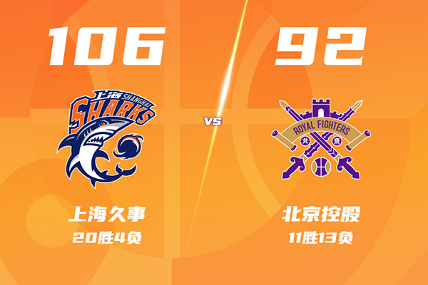 03月11日 CBA常规赛 上海vs北控 全场录像及集锦