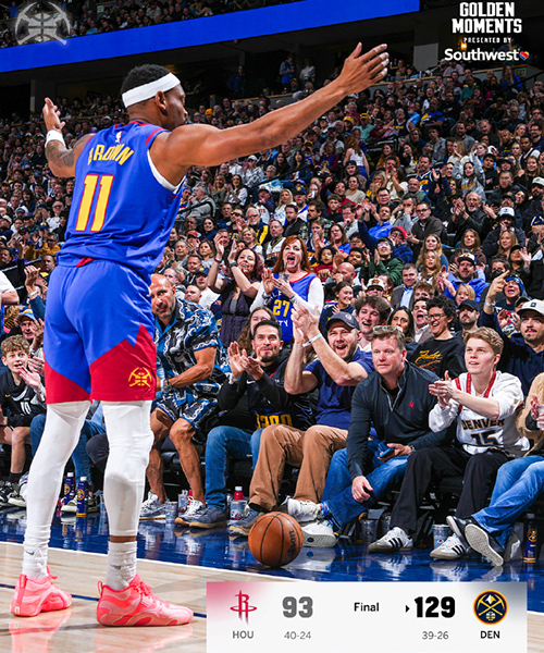 03月12日 NBA常规赛 火箭vs掘金 全场录像及集锦