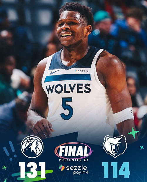02月01日 NBA常规赛 森林狼vs灰熊 全场录像及集锦
