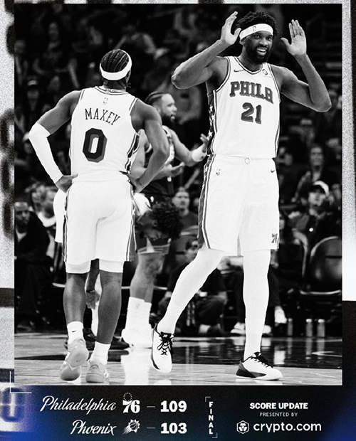 02月08日 NBA常规赛 76人vs太阳 全场录像及集锦